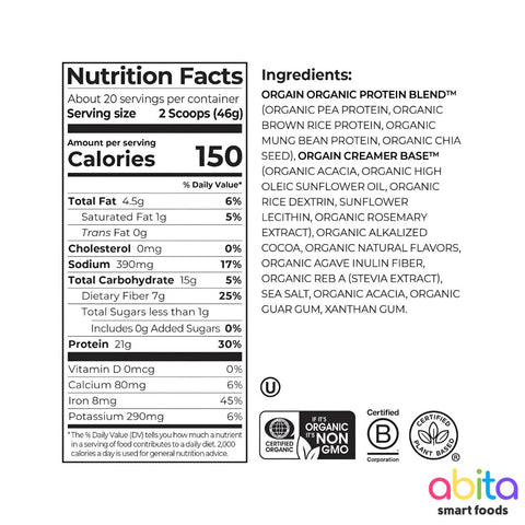 Orgain Organic Protein Powder