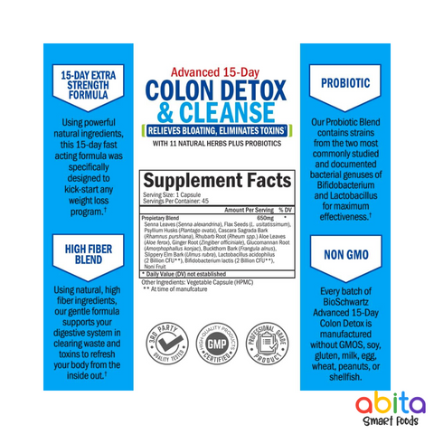 BIO Schwartz Colon Detox & Cleanse