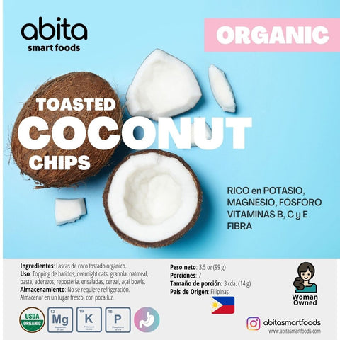 Abita Smart Foods Organic Toasted Coconut Chips