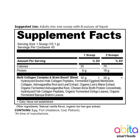 Ancient Nutrition Multi Collagen Protein Brain Boost