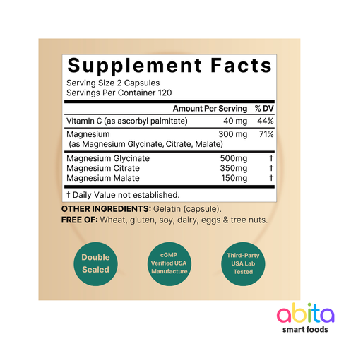 Naturebell Glycinate + Citrate + Malate Magnesium