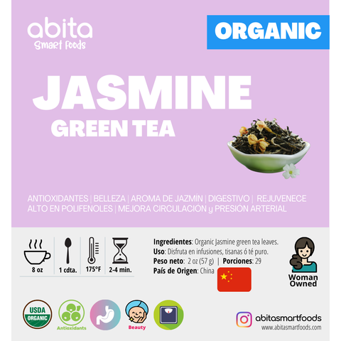 Abita Smart Foods Organic Jasmine Green Tea