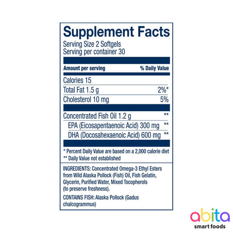 Wiley's Finest Fish Oil Prenatal DHA