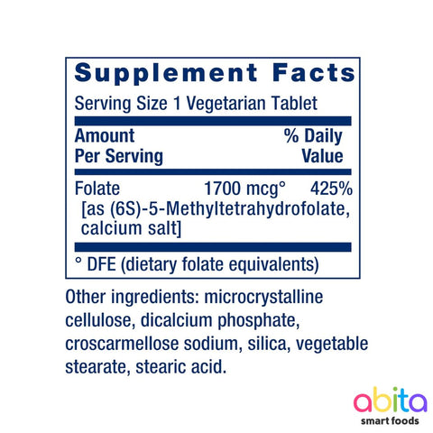 Life Extension Optimized Folate L-Methylfolate