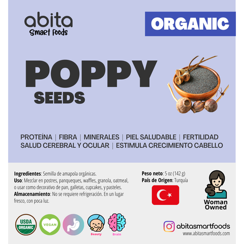 Abita Smart Foods Organic Poppy Seeds