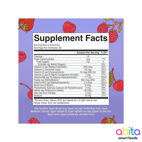 Mary Ruth's Kids Organic Multivitamin Gummies