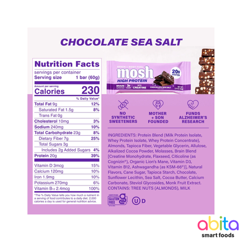 Mosh High Protein + Creatine Bar