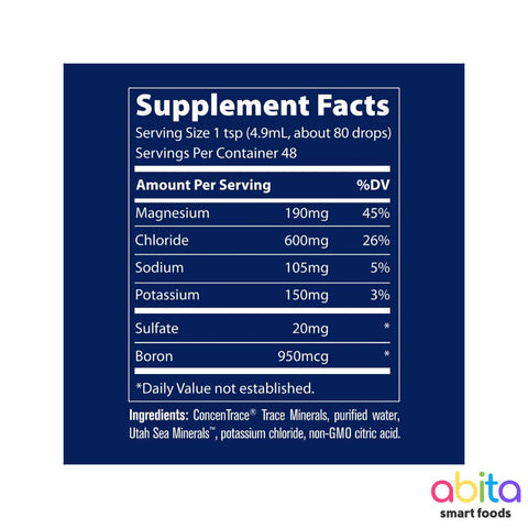 Trace Minerals Electrolyte Concentrate 40,000 Volts