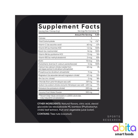 Sports Research Hydrate Electrolytes