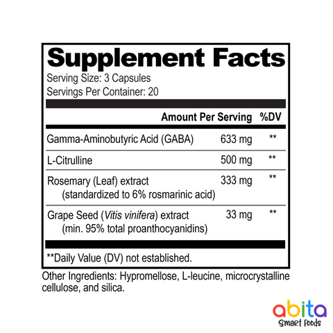 Natural Stacks Gaba Brain Food