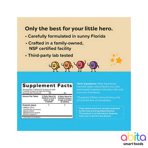 Renzo's Yummy Tummy Probiotics Kids