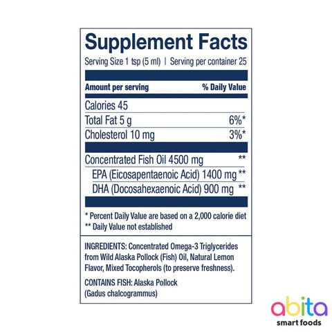 Wiley's Finest Fish Oil Peak Omega-3