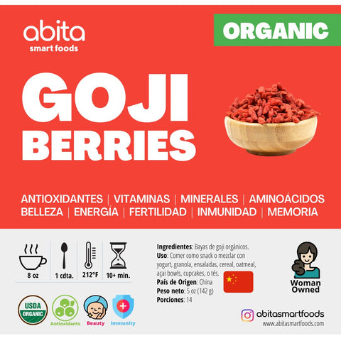 Abita Smart Foods Organic Goji Berries