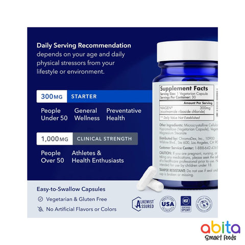 Tru Niagen Age Better Nicotinamide Riboside (NR)