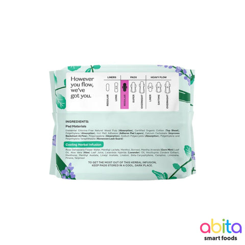 The Honey Pot Company Cooling Herbal Infusion Regular Pads