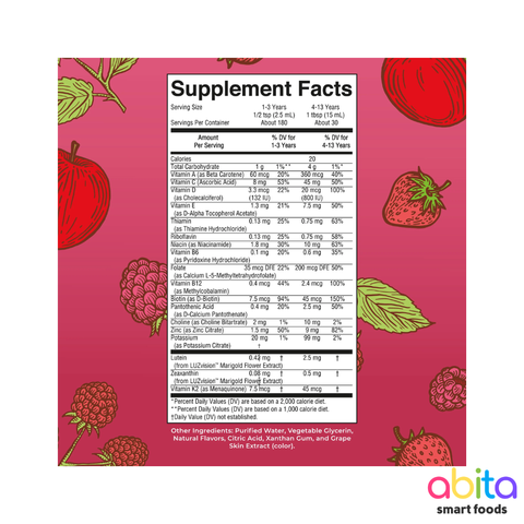 Mary Ruth's Kids Morning Multivitamin With Lutein