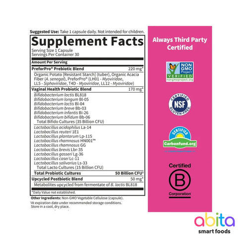 Garden Of Life Dr. Formulated Probiotics Women's Ph