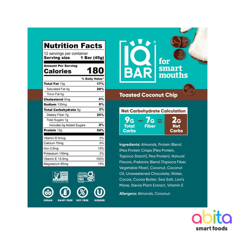 IQBAR  Plant Protein Bars