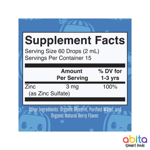 Mary Ruth's CoComelon Organic Toddler Zinc Liquid Drops
