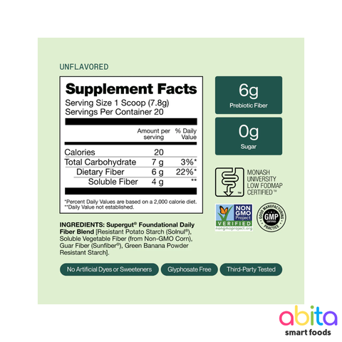 Supergut Foundational Daily Fiber