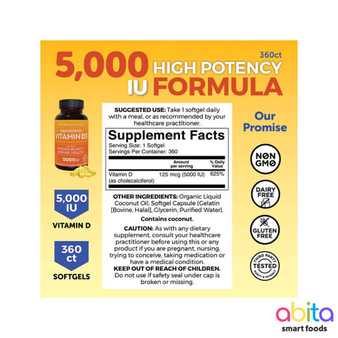 Viva Naturals  High-Potency Vitamin D3