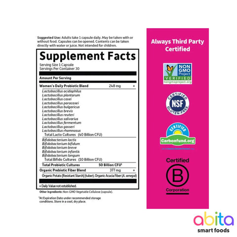 Garden Of Life Dr. Formulated Probiotics Once Daily For Women's