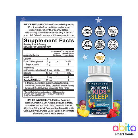 Viva Naturals Gummies Sleep Kids