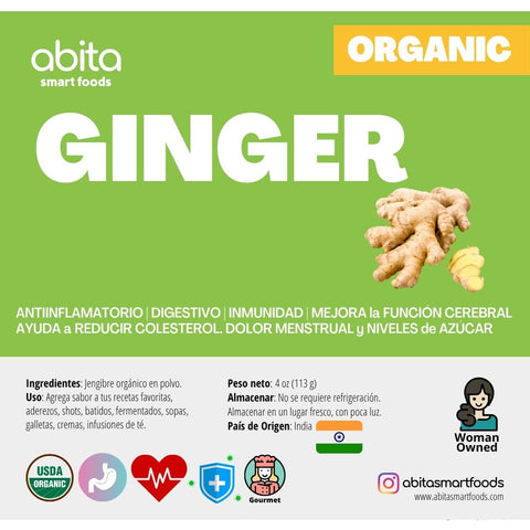 Abita Smart Foods Organic Ginger