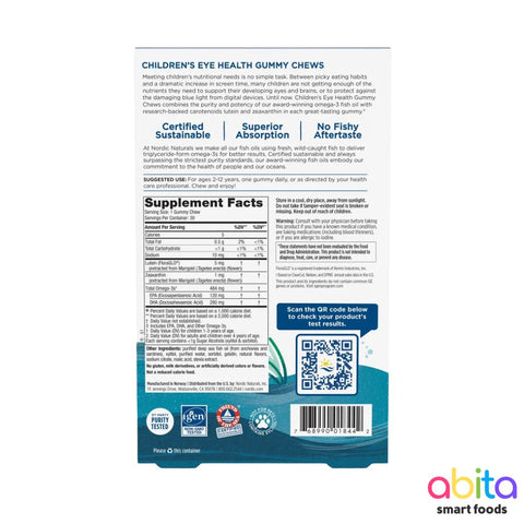 Nordic Naturals Children's Eye Health Gummy Chews Kids