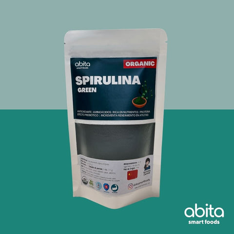 Abita Smart Foods Organic Spirulina Green