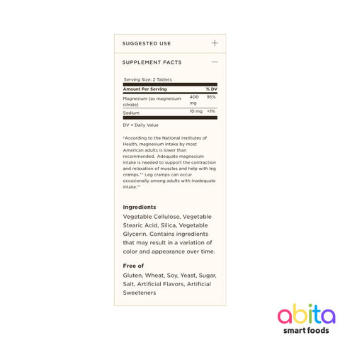 Solgar Magnesium Citrate