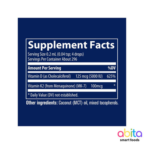 Trace Minerals Ionic D3 + K2