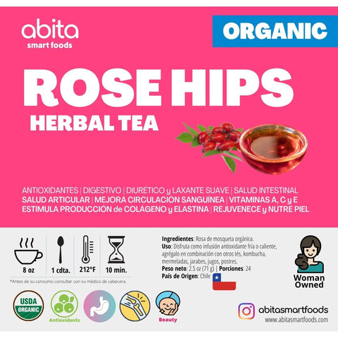 Abita Smart Foods Organic Rose Hips - Rosa de mosqueta