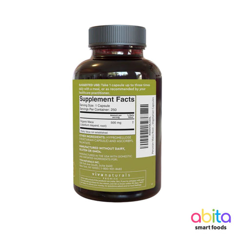 Viva Naturals Maca Peruvian Gelatinized
