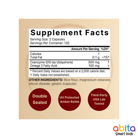 Naturebell CoQ 10 300mg + Omega-3