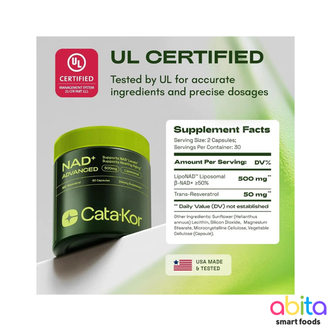 Cata-Kor NAD+ Resveratrol Advance