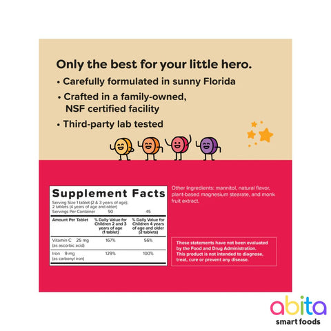 Renzo's Iron Strong With Vitamin C Kids