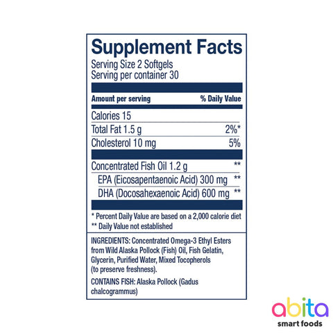 Wiley's Finest Fish Oil Peak DHA