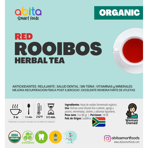 Abita Smart Foods Organic Red Rooibos Herbal Tea