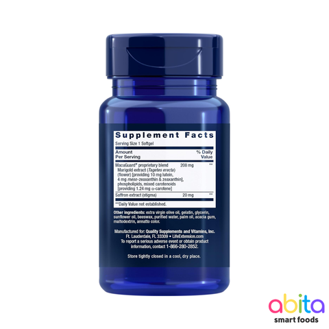 Life Extension MacuGuard Ocular Support With Saffron & Astaxanthin