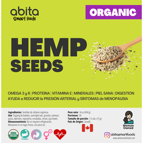 Abita Smart Foods Organic Hemp Seeds