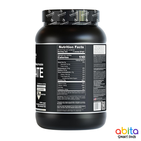 Sascha Fitness Whey Hydrolyzed Protein Isolate