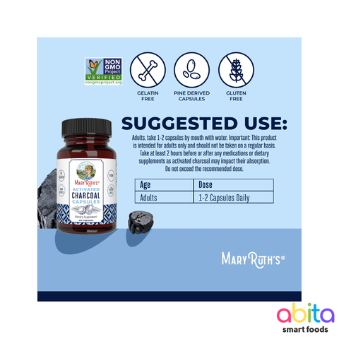 Mary Ruth's Activated Charcoal Capsules