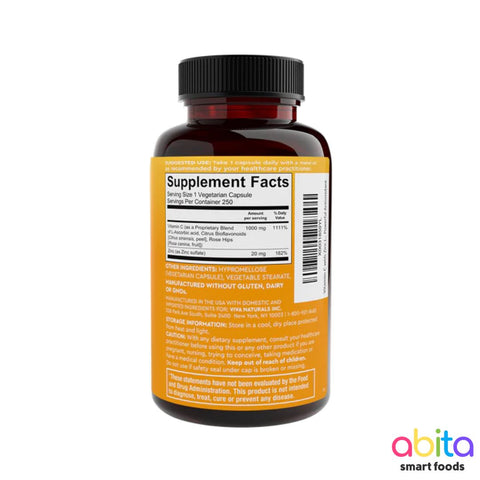 Viva Naturals Vitamin C + Zinc