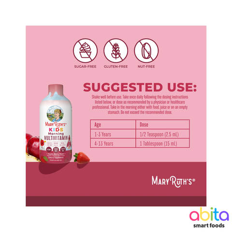 Mary Ruth's Kids Morning Multivitamin With Lutein