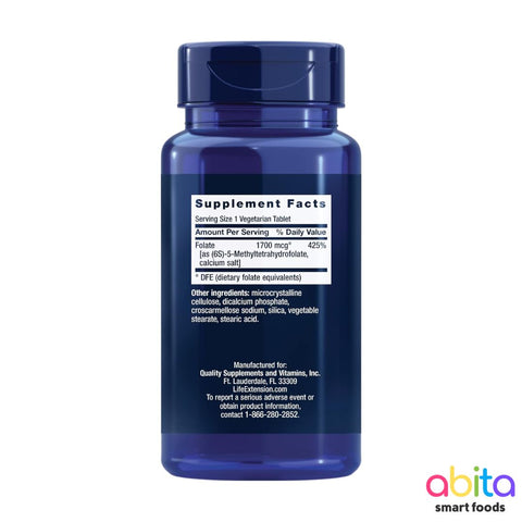 Life Extension Optimized Folate L-Methylfolate