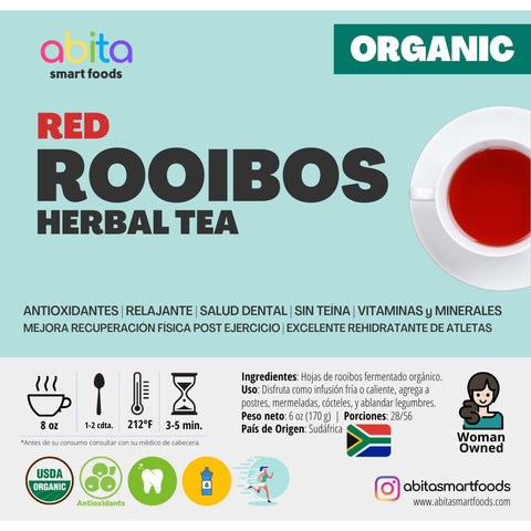 Abita Smart Foods Organic Red Rooibos Herbal Tea