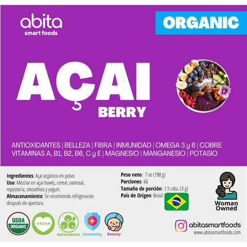 Abita Smart Foods Organic Açai Berry