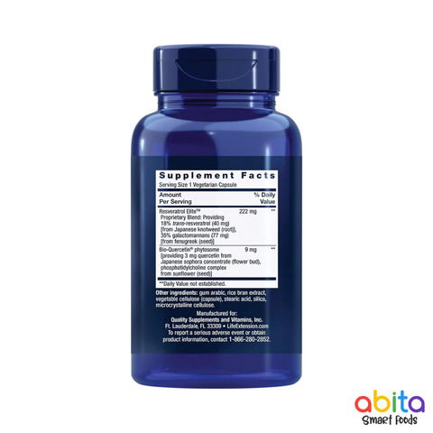 Life Extension Optimized Resveratrol Elite