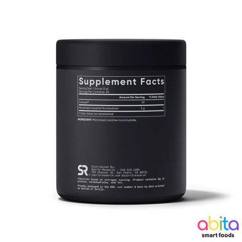 Sports Research Creatine Monohydrate Unflavored